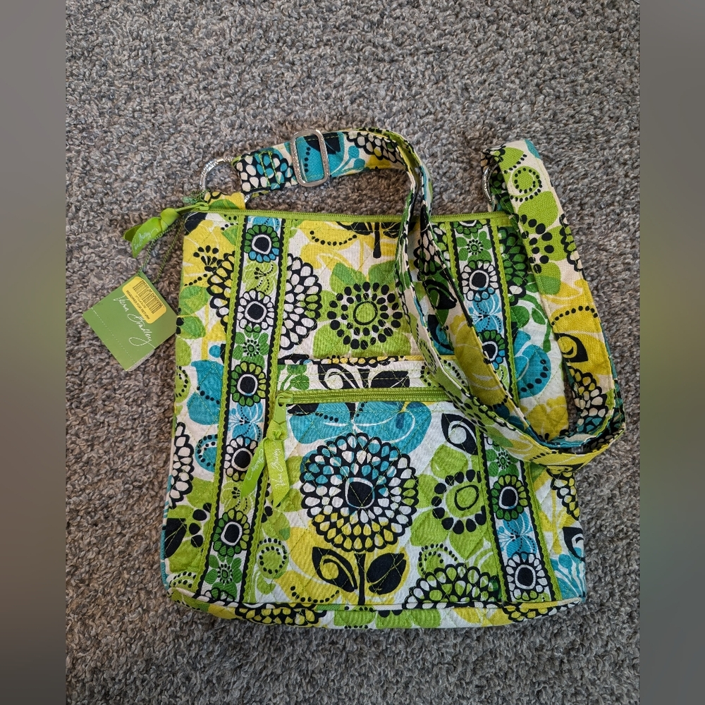 Vera Bradley Hipster Crossbody Bag Limes Up